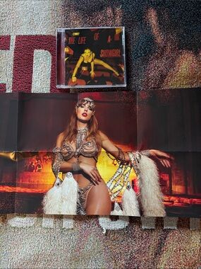 Taylor Swift The Life of a Showgirl CD It’s Frightening Edition Poster